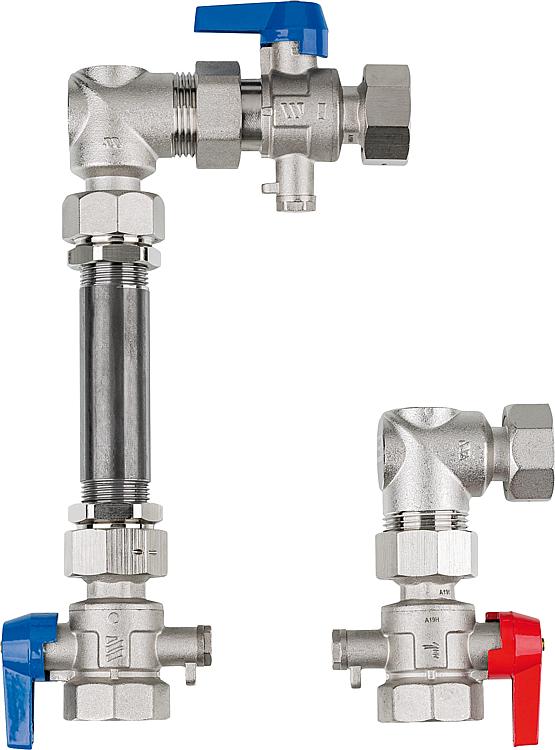 Wärmemengenzähler Set Watts WMZ2029 V2 ohne Differenz druckregler