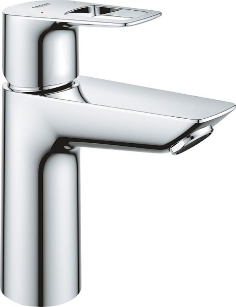 Waschtischmischer Grohe Bauloop, M-Size, chrom PushOpen-Ablauf