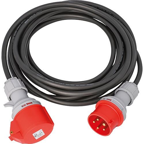 CEE-Verlängerungsleitung H07RN-F, 400V/16A, 5x1,5mm², 10m