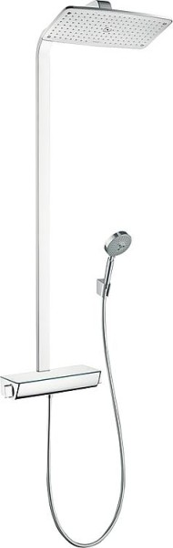 hansgrohe Raindance Select 360 Showerpipe chrom 360x190mm Handbrause Brausearm Brauseschauch