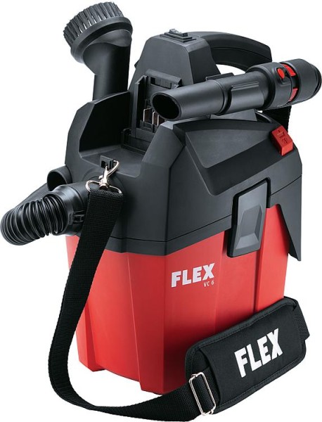 Akku-Trockensauger FLEX 18V VC 6 L MC 18.0 L-Klasse ohne Akkus und Ladegerät