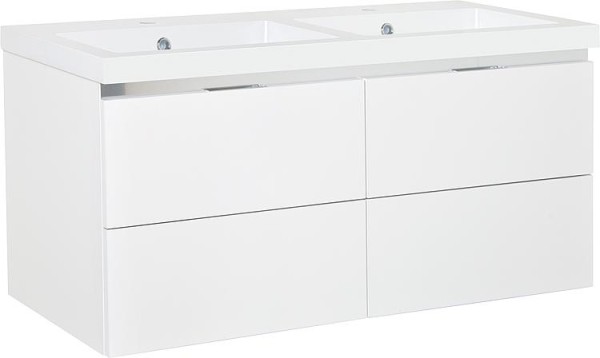 WTU+Mineralguss-WT EPIC weiß matt 4 Auszüge 1210x580x510mm