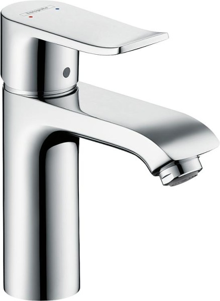 Waschtischmischer Hansgrohe Metris 110 ND Ausladung 116 mm chrom