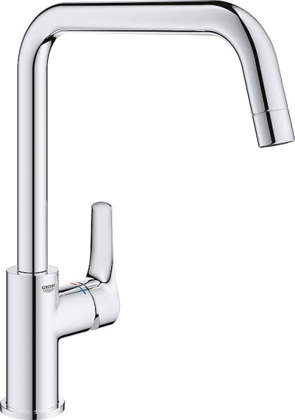 Spültischmischer Grohe Eurosmart Schwenkauslauf Ausladung 228 mm chrom