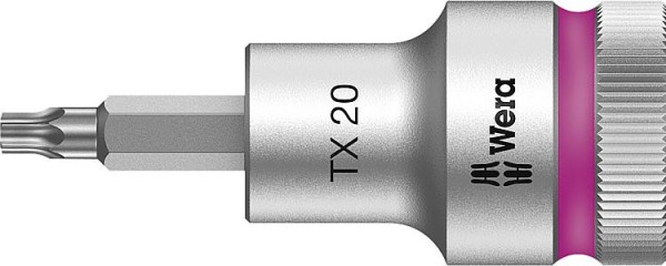 Knarreneinsatz WERA 8767 C HF Torx T40 Länge 140,0mm Antrieb 12,7mm (1/2")