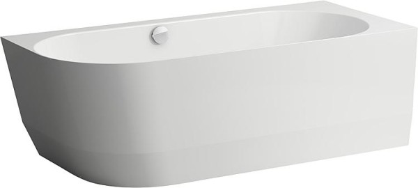 Laufen Pro Raumspar-Badewanne Marbond Eckversion rechts BxHxT: 1800x590x800mm, weiß