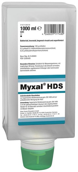 Waschlotion MYXAL HDS Antimikrobiell 1l Varioflasche