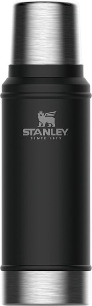 Isolierflasche Stanley Classic, 0,75 l, mattschwarz, 668401