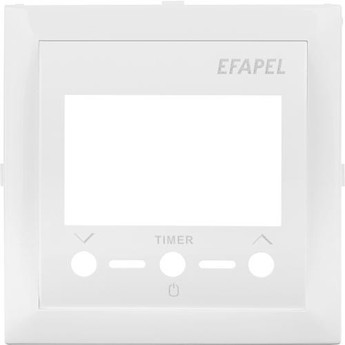 Zentralplatte Raumthermostat Digital, Polarweiß