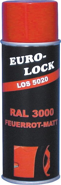 Signierfarbe RAL 2009 (verkehrsorange glänzend) EURO- LOCK LOS 5031, 400ml Sprühdose