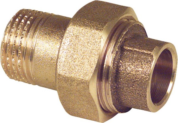 Rotgußlötfitting 4331g Verschraubung, AG, 14mm x 1/2" flachdichtend