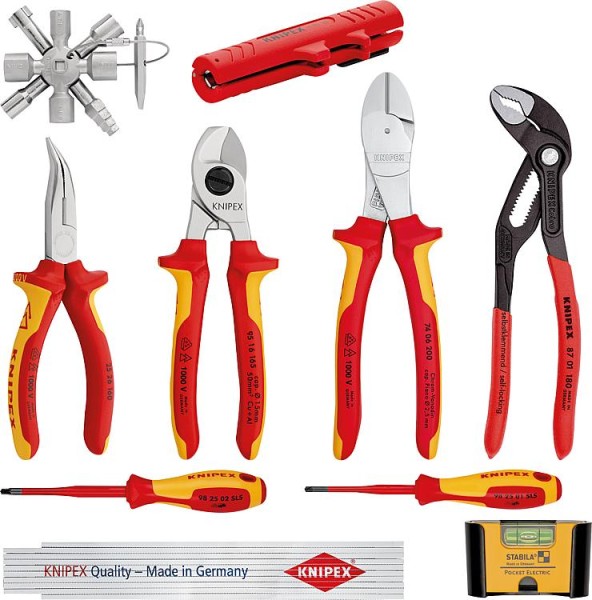 Elektrowerkzeug-Set KNIPEX 10-teilig