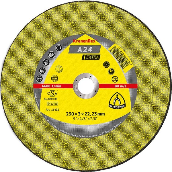 Trennscheibe KLINGSPOR 230x3,0x22,23mm