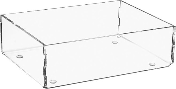 Sortierbox aus Plexiglas transparent 160x120x50 mm