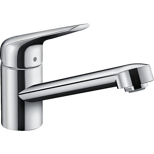 Spültischmischer Hansgrohe 100 Focus M42, chrom Schwenkbereich 360°