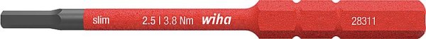 VDE-slimBit Wiha® Innensechskant SW 2,5