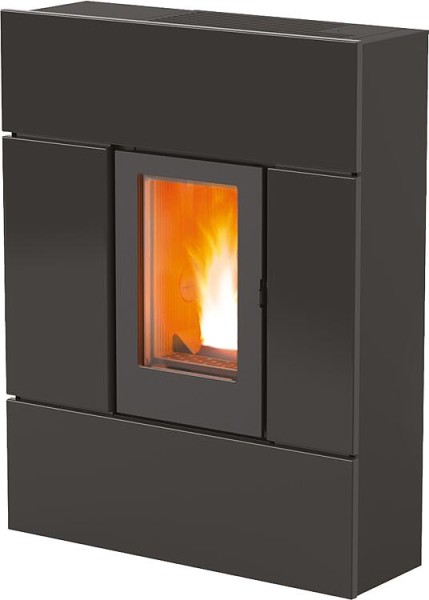 Pelletofen MCZ Ray Comfort Air Rear Maestro 2, Grundgerät mit Verkleidung schwarz Metall, 7,8 KW