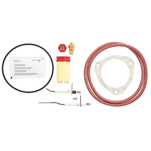 Wartungsset Wolf 8908626 COB-2-40 Zündeleketrode Düse Dichtung Ölfilter