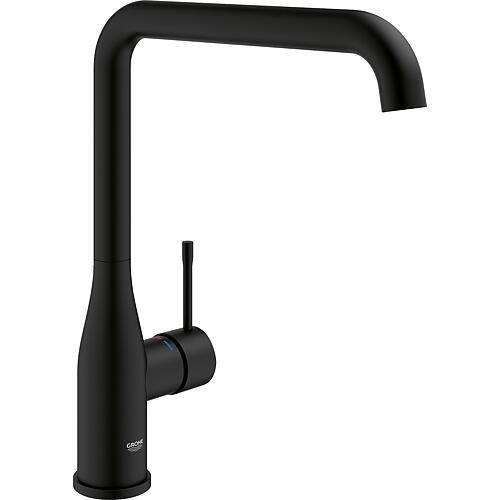 Spültischmischer Grohe Essence, Schwenkauslauf Ausladung 220mm phantom black