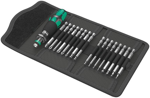 Bitschraubendreher-Set WERA Kraftform Kompakt 60 KK, 17-tlg.