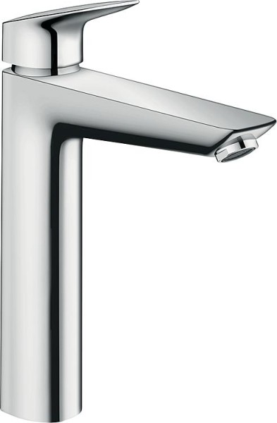 Waschtischmischer Hansgrohe 190 Logis mit Ablaufgarnitur in chrom