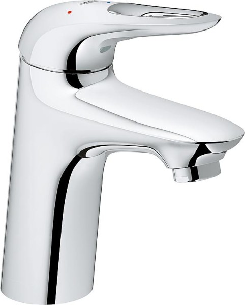 Waschtischmischer Grohe Eurostyle S-Size Ausladung 110 mm chrom offener Hebel Push-Open Ablauf