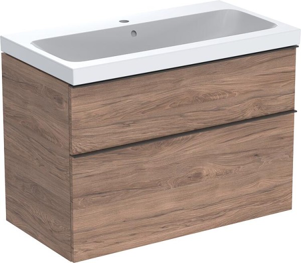 WTU+Keramik-WT Geberit iCon 900x705x485 mm Nussbaum hickory/Griff Lava