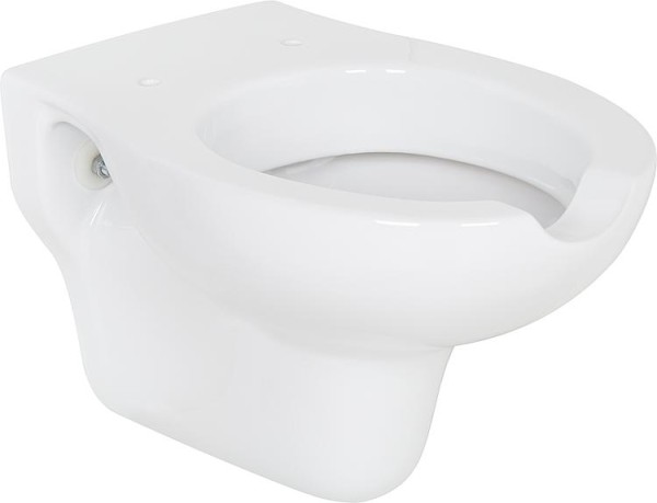 Wand-Tiefspül-WC Elida aus Keramik, weiß, mit Öffnung, BxHxT:375x370x560mm