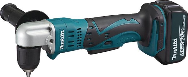 Akku-Winkelbohrmaschine MAKITA DDA351RTJ 18V mit 2x 5,0 Ah Akkus und Ladegerät