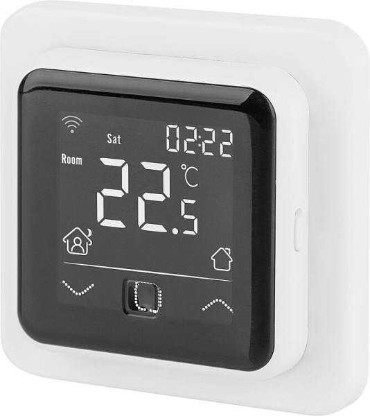 Raumthermostat digital unterputz C16 Wifi, Weiß inkl. Bodensensor