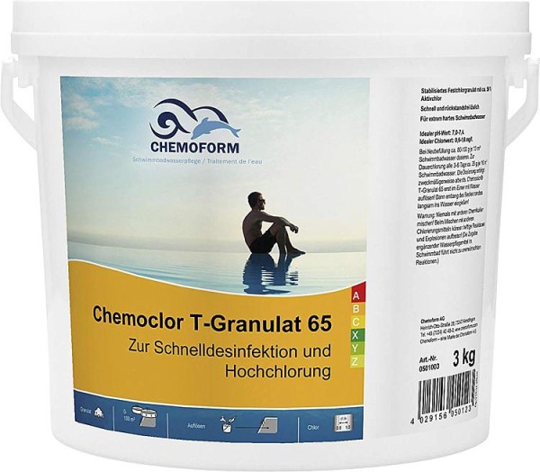 SANIT Chemoclor-T-Granulat 65 3 kg Eimer