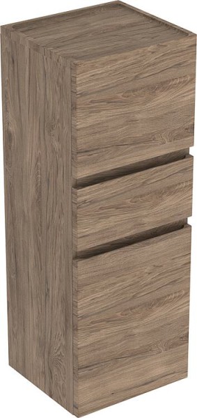 Hochschrank Geberit Renova Plan 2 Türen, 1 Schublade, 390x1050x360 mm Nussbaum hickory