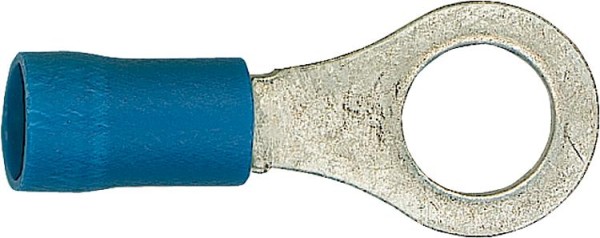 Kabelschuh in Ringform isoliert, 2,5 mm², 3,7 mm Farbe blau, VPE = 100 Stück