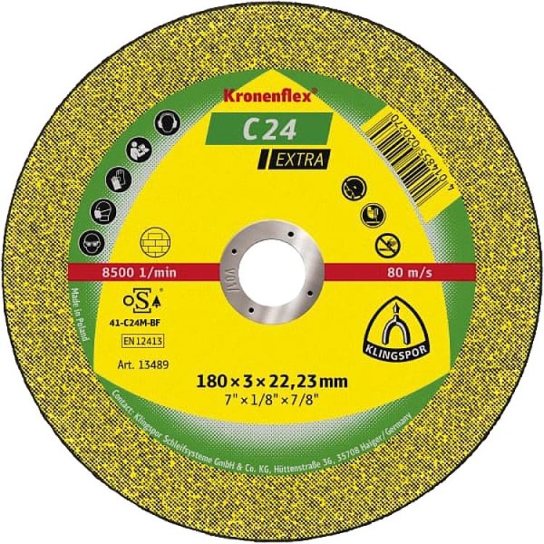 Trennscheibe KLINGSPOR gekröpft 230x3,0x22,23mm