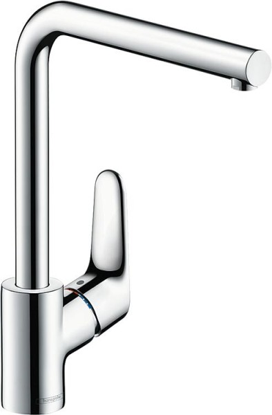 Spültischmischer Hansgrohe Focus M41 seitliche Betätigung 1jet chrom