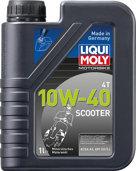 Motoröl Motorrad LIQUI MOLY Motorbike 4T 10W-40 Scooter 1 l Kanister