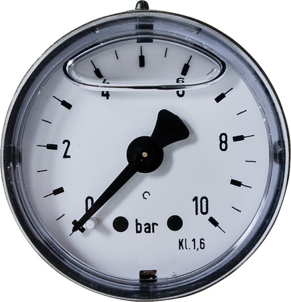 Rohrfeder-Glyzerinmanometer d = 40mm 0-16 bar