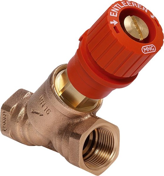 Strangregulierventil Honeywell Kombi-3-Plus, V5000 DN10 3/8" IG, rot