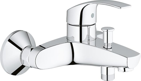 Einhebel Wannenmischer Grohe Eurosmart Wandmontage chrom Eigensicher 33300002