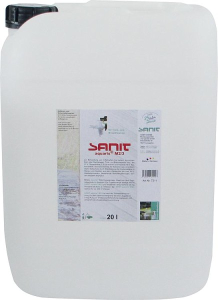 SANIT aquaris M1 MineralstoffLösung, 20 L Kanister