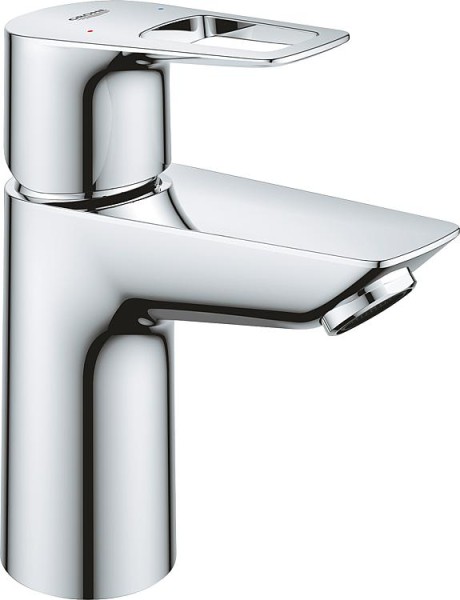 Waschtischmischer Grohe Bauloop, S-Size, chrom PushOpen-Ablauf