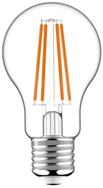 LED Filament Leuchtmittel - Glühlampe A60 E27 7W 806lm 2700K Klar 330°