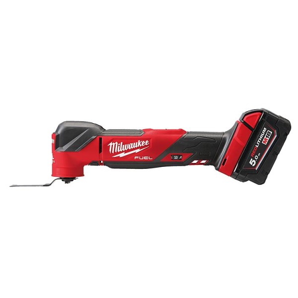 Akku-Multifunktionswerkzeug Milwaukee M18FMT-502X, 18V mit 2x 5,0 Ah Akkus und Ladegerät