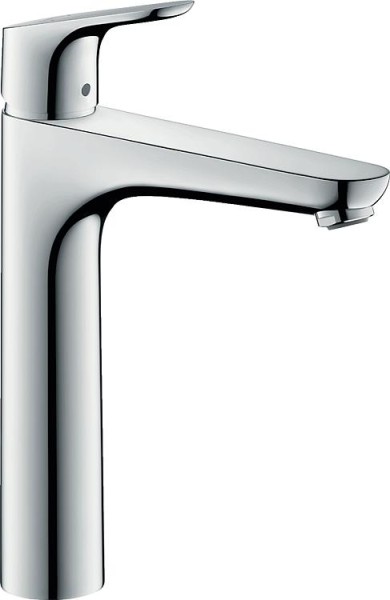 Waschtischmischer Hansgrohe 190 Focus Ausladung 159 mm chrom ohne Ablaufgarnitur