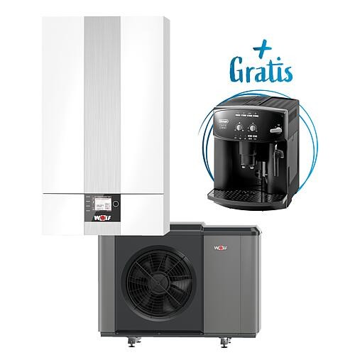 Wärmepumpe Wolf CHA-Monoblock 10/400V + Kaffeevollautomat - ESMA 2502