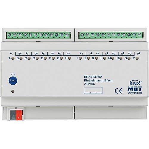 Reiheneinbaugerät MDT 16-fach Binäreingang Eingang 230V AC/DC