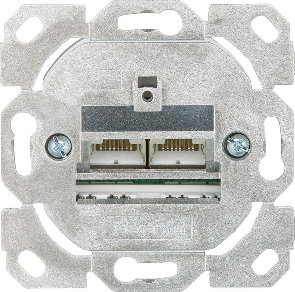 Anschlussdose AMJ45 8/8 K Up/0 Cat.6A(IEC) ohne Zentralplatte, 1 Stück