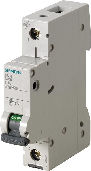 Leitungsschutzschalter Siemens, 10KA, 1-polig, B10A, 5SL4110-6