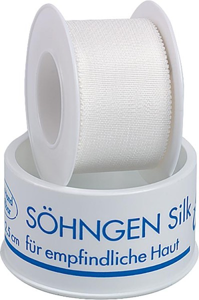 Söhngensilk-Heftpflaster auf der Rolle 2.5cm x 5mtr.