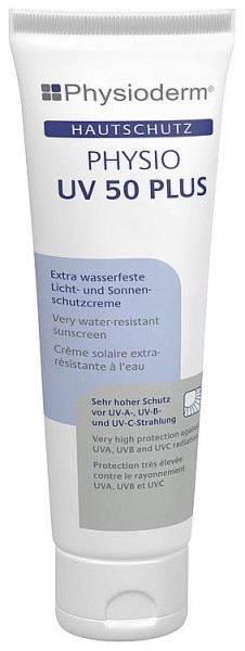 Sonnenschutzcreme Physioderm UV 50 Plus 100ml Tube